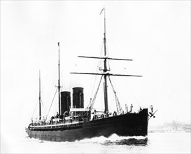 Cunard Line Steamship RMS Umbria, circa 1880's