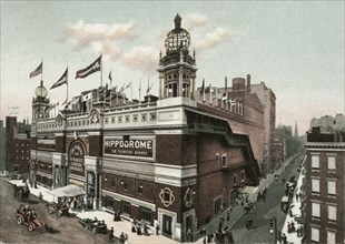 Hippodrome Theater, New York City, USA, Postcard, circa 1910