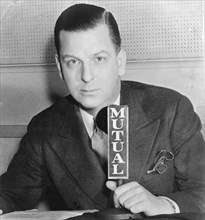 Fulton Lewis, Jr, Conservative American Radio Broadcaster, Portrait, 1940