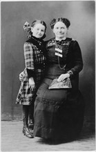 Grandmother with Granddaughter, Portrait, circa 1910