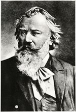 Johannes Brahms (1833-1897), German Composer, French Postcard
