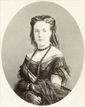 Marie Henriette of Austria (1836-1902), Queen Consort of King Leopold II of Belgium, Portrait, circa 1860's