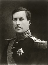 Albert I (1875-1934), King of the Belgians , Portrait Wearing Uniform, circa 1914