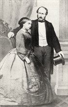 Queen Victoria and Prince Albert, Portrait, circa 1855