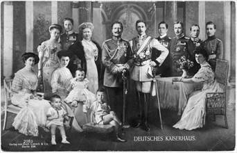 Wilhelm II, German Emperor and Family, Portrait, circa 1911