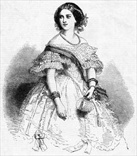 Princess Stephanie of Hohenzollern-Sigmaringen (1837-1859), Queen of Portugal, Portrait, 1859