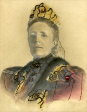 Sophia of Nassau (1836-1913), Queen Consort of Sweden, Portrait, circa 1900