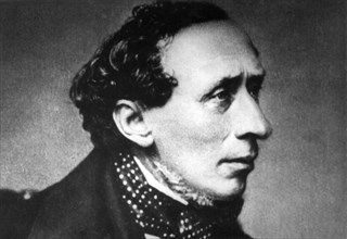 Hans Christian Andersen (1805-75), Danish Writer, Portrait, circa 1860