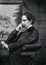 Charles Dickens (1812-1870), English Writer, Seated Portrait