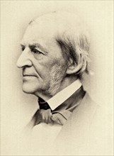 Ralph Waldo Emerson (1803-82), American Essayist, Lecturer and Poet and Leader of the Transcendentalist Movement, Portrait circa 1870's