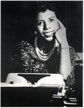 Lorraine Hansberry (1930-1965), American Playwright and Writer, Portrait, circa 1960