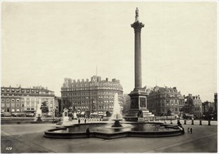 Trafalgar Square, London, England, United Kingdom, circa 1905