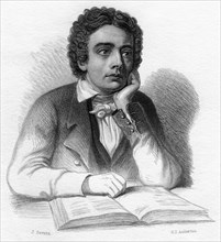 John Keats (1795-1821), English Poet, Portrait, Illustration