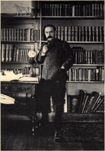Rudyard Kipling (1865-1936), English Poet and Novelist, Portrait at Home, Brattleboro, Vermont, USA, 1895