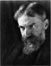 George Bernard Shaw (1856-1950), Irish Playwright, Awarded Nobel Prize in Literature, Portrait, circa 1904
