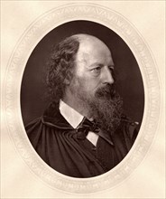 Alfred, Lord Tennyson (1809-92), Noted English Poet, Portrait, circa 1870