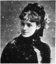 Edith Wharton (1862-1937), American Novelist and Short Story Writer, Portrait in Snow