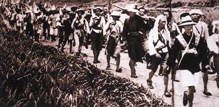 Red Army Soldiers on the Long March, China, 1934