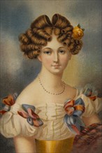 Auguste von Harrach, Countess of Hohenzollern, Princess of Liegnitz (1800-1873). Married to King Frederick William III of Prussia, Portrait
