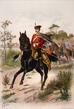 Hussar Bodyguard Regiment, Chromolithograph, 1899
