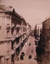 Street Scene, Rue Charif Pacha, Alexandria, Egypt, circa 1880