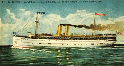 Great Lakes Steamer S.S. Eastland, circa 1908