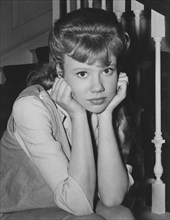 Hayley Mills, on-set of the Film, "The Chalk Garden", 1964