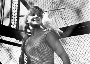 Svetlana Savyolova, on-set of the Film, "Farewell, Doves" (aka Proshchayte, Golubi), 1961