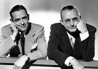 Jimmy Dorsey, Tommy Dorsey, on-set of the Film, "The Fabulous Dorseys", 1947
