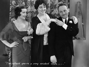 Sue Conroy, Margaret Dumont, Charles Ruggles, on-set of the Film, "The Girl Habit", 1931