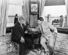 Gibson Gowland, Jean Hersholt, on-set of the Silent Film, "Greed", 1924