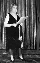 Sophie Tucker, on-set of the Film, "Honky Tonk", 1929