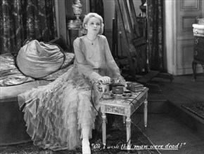 Jeanne Eagels, on-set of the Film, "Jealousy", 1929