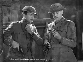 David Manners, Ian Maclaren, on-set of the Film, "Journey's End", 1930