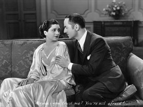 Kay Francis, William Powell, on-set of the Film, "Ladies' Man", 1931