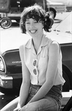 Mackenzie Phillips, on-set of the Film, "More American Graffiti", Universal Pictures, 1979