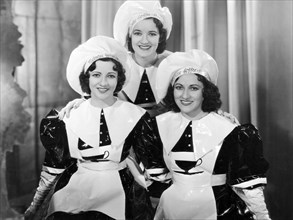 The Boswell Sisters, Martha, Vet, Connee, Publicity Portrait for the Film, "Moulin Rouge", Fox, 1934