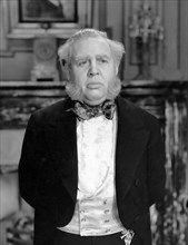 Charles Laughton, on-set of the film, "The Barretts of Wimpole Street", 1934
