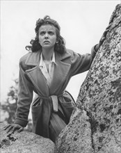 Ida Lupino, on-set of the film, "High Sierra", 1941