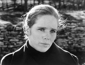 Liv Ullmann, on-set of the Film "The Passion of Anna" (aka En Passion), 1969