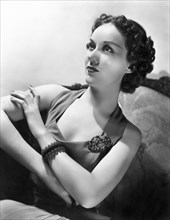 Fay Wray, on-set of the Film "Roaming Lady", 1936