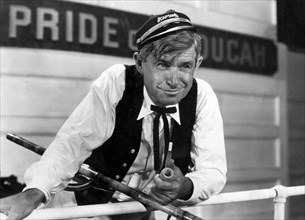 Will Rogers, on-set of the Film "Steamboat Round the Bend", 20th Century Fox, 1935