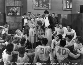 Stuart Erwin, (lower left), Nancy Carroll, on-set of the Film "Sweetie", 1929