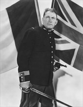 Victor McLaglen, on-set of the Film "Under Two Flags", 1936