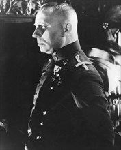 Erich von Stroheim, on-set of the Silent Film "The Wedding March", 1928