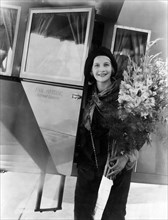Ann Harding, Arriving in Los Angeles via Private Airplane, 1931