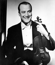 Joe Venuti, Smiling Portrait with Violin, circa 1940