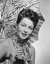 Lana Turner, Portrait with Parasol, circa 1950's
