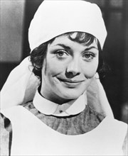 Lesley-Anne Down, on-set of British Television Dramas Series "Upstairs, Downstairs",  aired October 12, 1974
