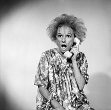 Phyllis Diller, on-set of the Film "Boy, Did I get a Wrong Number!", 1966